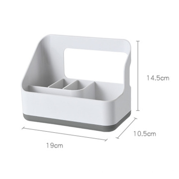 Factory manufacture various kitchen plastic sink caddy sponge holder with drain pan